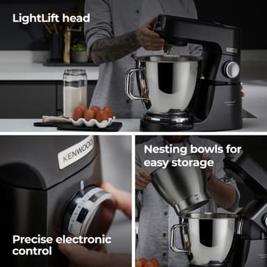 Kenwood Titanium Chef Baker XL kjøkkenmaskin KVL85.004BK