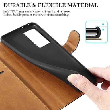 Samsung Galaxy S21 ULTRA lommebokdeksel etui (svart)