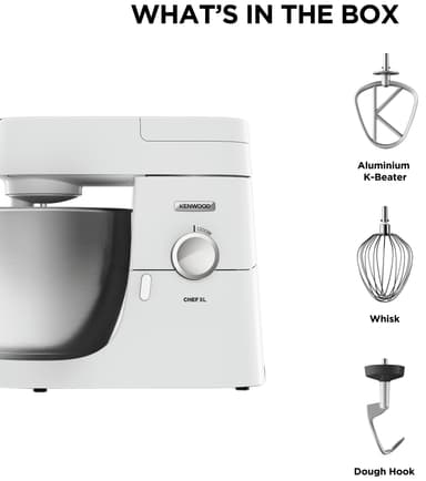 Kenwood Chef XL kjøkkenmaskin KVL4100W (hvit)