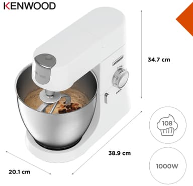 Kenwood Chef XL kjøkkenmaskin KVL4100W (hvit)