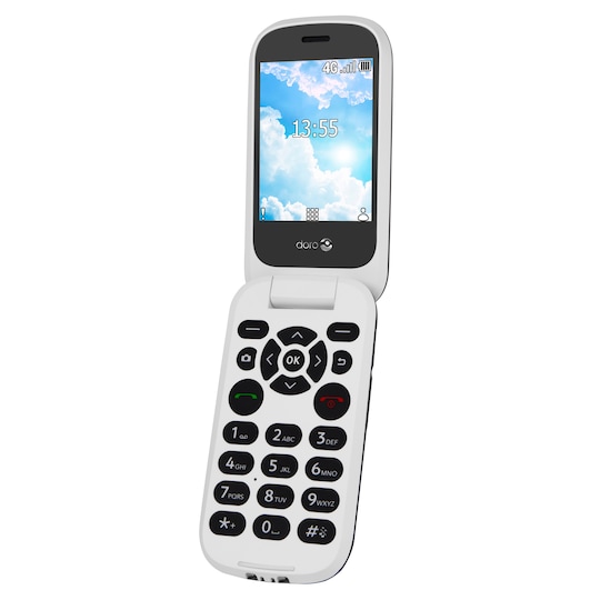 Doro 7070 mobiltelefon (sort)