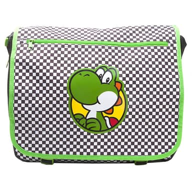 Nintendo Yoshi rutet messenger-veske (grønn)