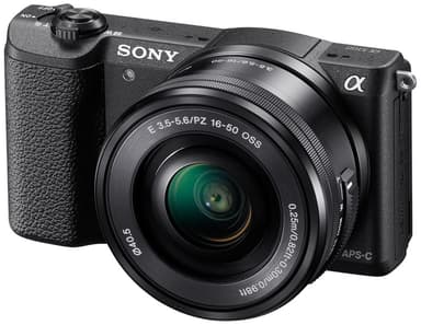 Sony Alpha A5100 systemkamera + 16-50 mm objektiv (sort)