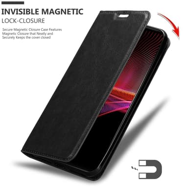 lommebokdeksel Sony Xperia 1 III case (svart)