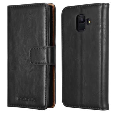 Samsung Galaxy A6 2018 lommebokdeksel etui (svart)