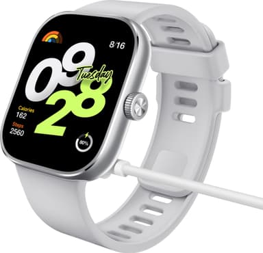 Xiaomi Redmi Watch 4 smartklokke 46mm (sølv)