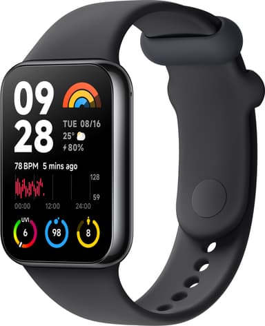 Xiaomi Smartbånd 8 Pro aktivitetssporer (sort)