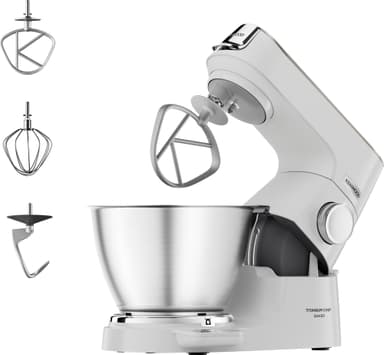 Kenwood Titanium Chef Baker kjøkkenmaskin KVC65.001WH (hvit)