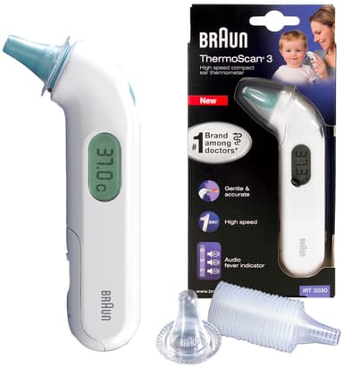 Braun øretermometer IRT3030WE