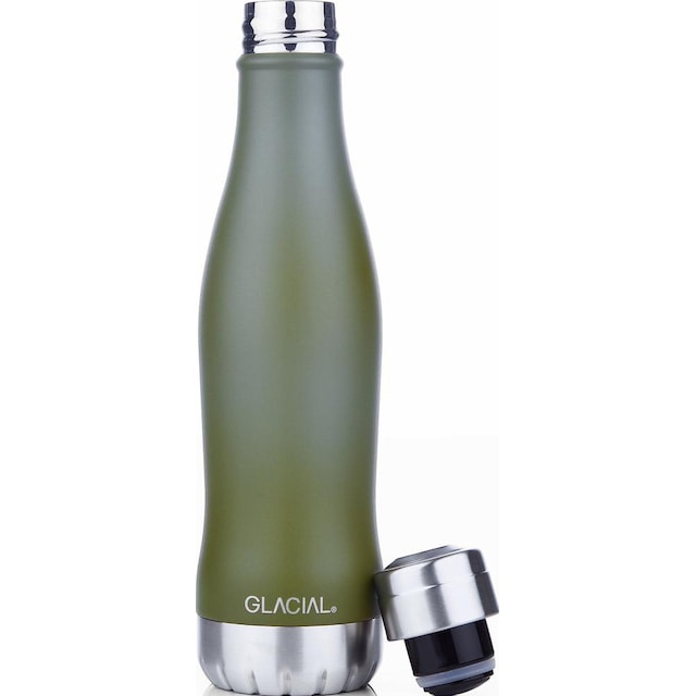 Glacial vannflaske GL2118500184 (matt skoggrønn)