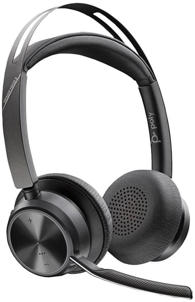 HP Poly Voyager Focus 2 headset USB-C med ladestativ