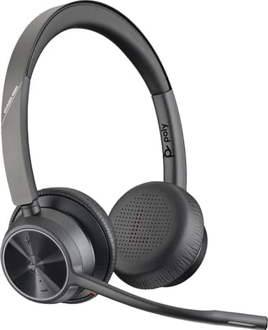 HP Poly Voyager 4320 MS Teams headset USB-A kabel med ladestativ
