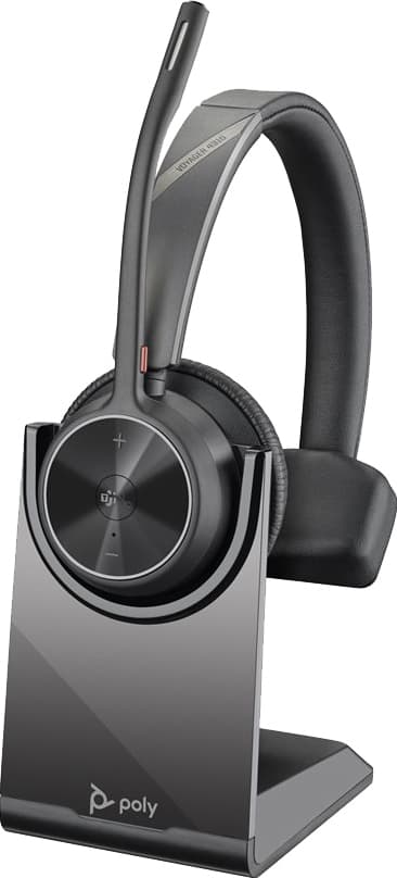 HP Poly Voyager 4310 MS Teams headset USB-A med ladestativ