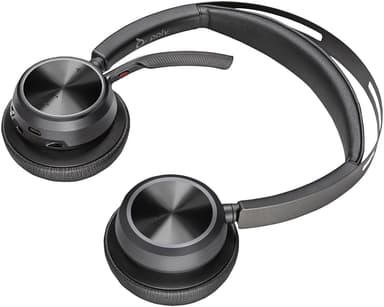 HP Poly Voyager Focus 2 headset USB-C med ladestativ