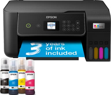 Epson EcoTank ET-2875 multifunksjonsskriver C11CJ66424 (sort)