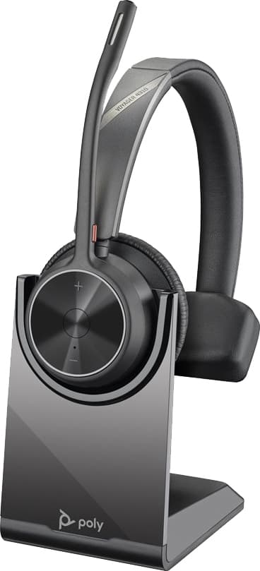 HP Poly Voyager 4310 UC headset USB-A med ladestativ