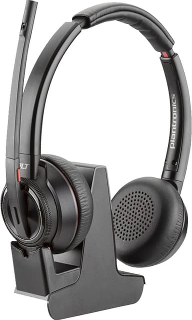 HP Poly Savi 8220-M headsett med base