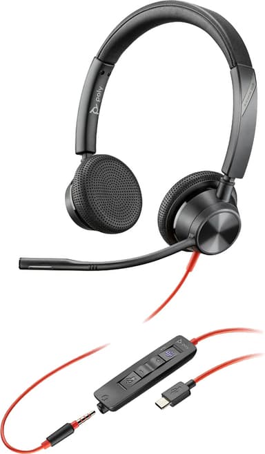 HP Poly Blackwire 3325 MS Teams headsett USB-C