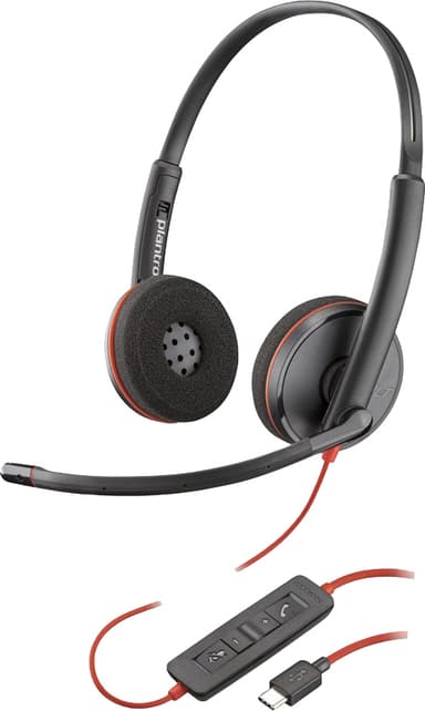 HP Poly Blackwire C3220 headsett USB-C
