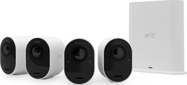 Arlo Ultra 2 4K trådløst sikkerhetskamera (4-pakning, hvit)