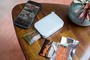 HP Sprocket 200 fotoskriver for mobil (Luna perlehvit)