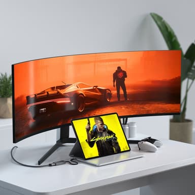 Satechi USB-C - HDMI 2.1 kabel (grå)