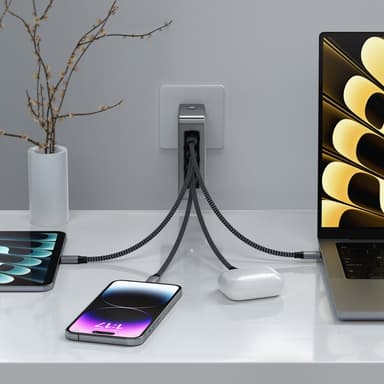 Satechi USB-C ladestasjon (grå)