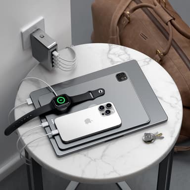 Satechi USB-C ladestasjon (grå)