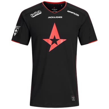 Astralis offisiell spillertrøye 2019 sort/rød (barn 10 år)