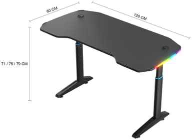 Piranha Base 120 RGB gamingbord
