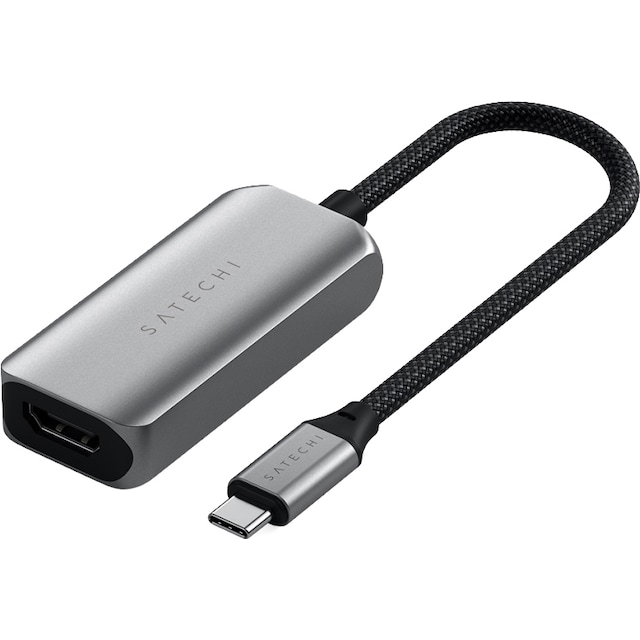 Satechi USB-C - HDMI 2.1 kabel (grå)