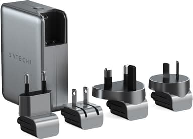 Satechi USB-C ladestasjon (grå)