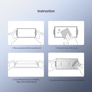 Nillkin til Samsung Galaxy S24 Full Glue PMMA Fullskjermbeskytter 2-pakke