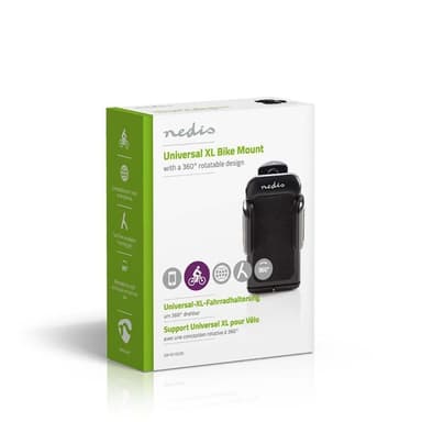 Smartphone Sykkel Mount | Universal XL | justerbar Bredde | Justerbar