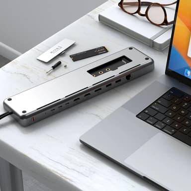 Satechi USB-C SSD dokkingstasjon (grå)