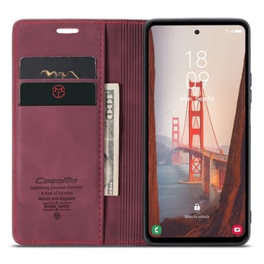 CASEME Lommebok-deksel Samsung Galaxy S23 FE - Burgund