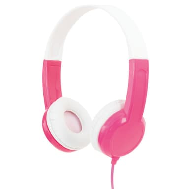 BuddyPhones Discover on-ear hodetelefoner (rosa)