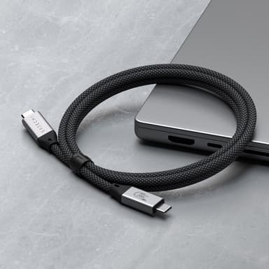Satechi USB-C 4 kabel 1,2 m (sort)