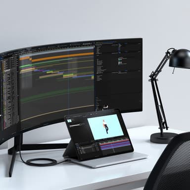 Satechi USB-C til HDMI 2.1 kabel 2 m (sort)