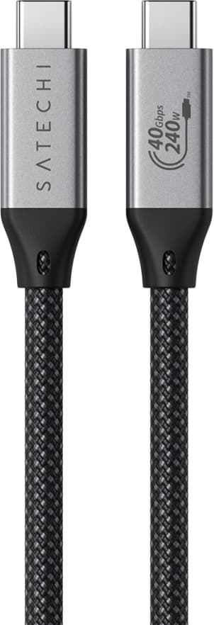 Satechi USB-C 4 kabel 1,2 m (sort)