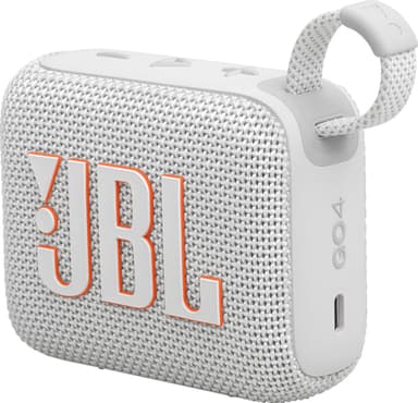JBL Go 4 bærbar høyttaler (hvit)