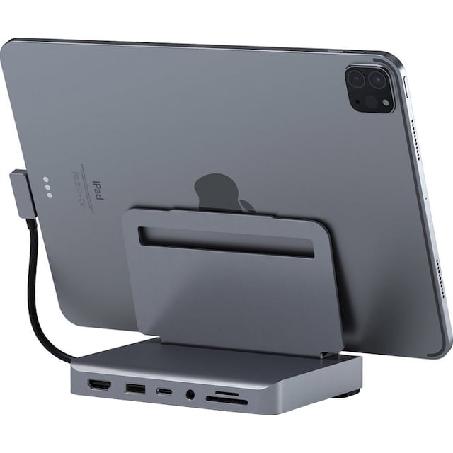 Satechi iPad Pro hub for nettbrett (grå)