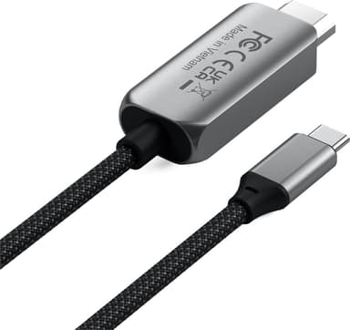 Satechi USB-C til HDMI 2.1 kabel 2 m (sort)