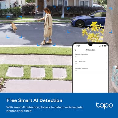 TP-Link Tapo C120 WiFi utendørs sikkerhetskamera