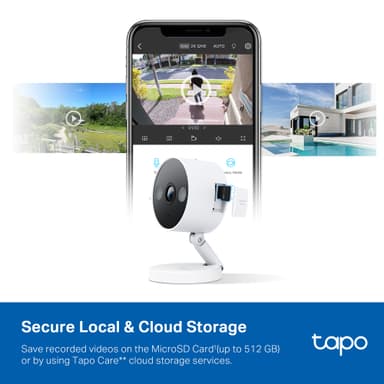 TP-Link Tapo C120 WiFi utendørs sikkerhetskamera
