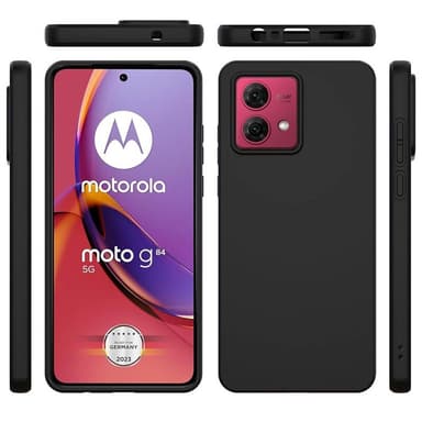 Silikondeksel Motorola Moto G84  - Svart