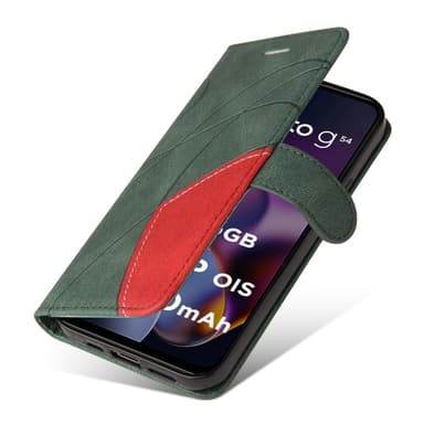 KT Lommebok-deksel til Motorola Moto G54 - Grønn