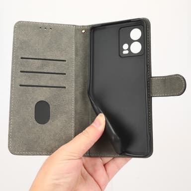 Til Motorola Edge 30 Fusion 5G Lommebok-deksel Kortholderveske