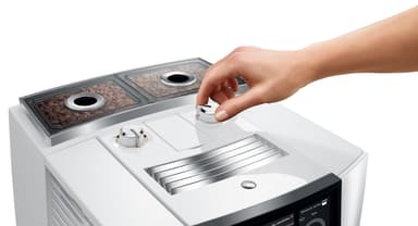 Jura J8 twin automatisk kaffemaskin 15594 (diamanthvit)