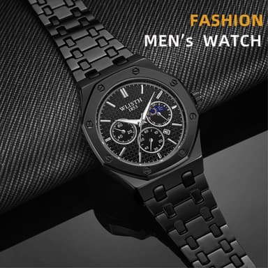 Metal Analog Classic Watch for menn Armbåndsur Armbåndsur